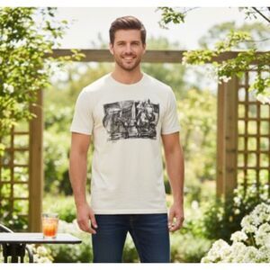 Horse Race T Shirt Vintage 90s Equestrian Derby Jockey Single Stitch Graphic L